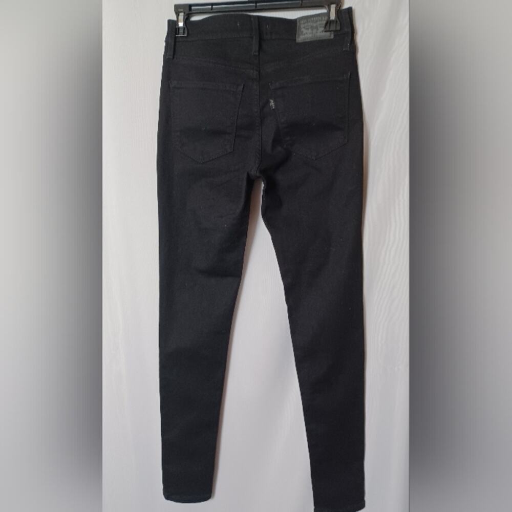 LEVI 720 High-Rise Super Skinny Black Stretch Jeans. Size 26 - Picture 5 of 10